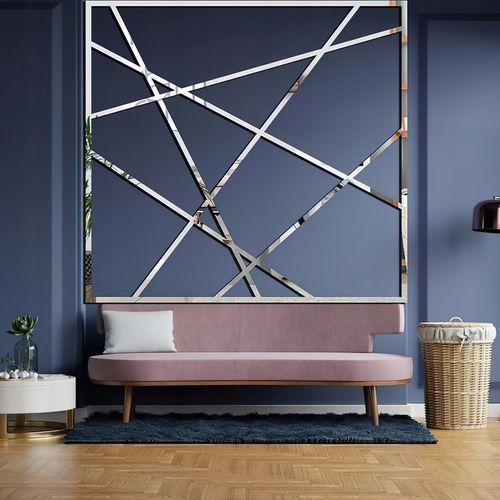 Listwy Chrom Taśma Ozdobna Samoprzylepna Srebrna Dekoracyjna Lustro 2cm 10m na Arena.pl