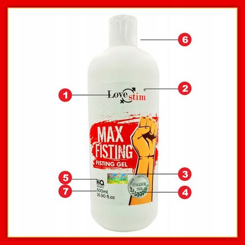 MAX FISTING 500ml ŻEL DO FISTINGU ANAL I WAGINAL na Arena.pl