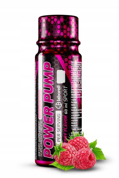 Laborell PRE-WORKOUT PRZEDTRENINGÓWKA POMPA MALINA zdjęcie 2