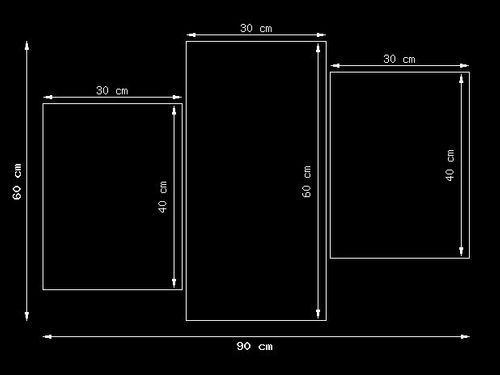 60 90cm obraz 3 elem Wieża Eiffla ścienny druk płótno na Arena.pl