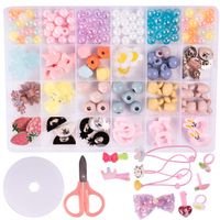 Zestaw Koralików do Tworzenia Bransoletek 240 elementów