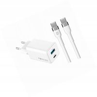 Szybka ładowarka GaN 45W 2 wejścia USB i USB-C z kablem do Xiaomi Redmi 14C