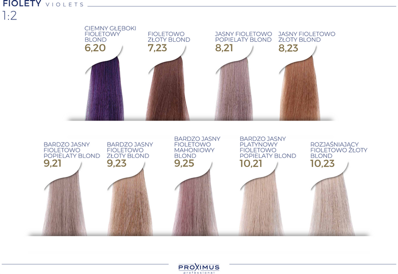 PROXIMUS Farba do włosów SUPREME COLOR NANOTECHNOLOGY - 0,66 zdjęcie 9