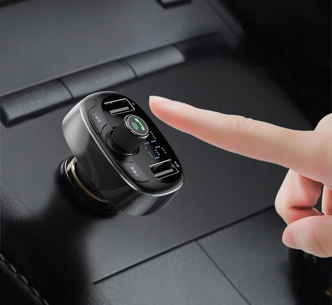 BASEUS TRANSMITER FM BLUETOOTH ŁADOWARKA SAMOCHODOWA MP3 2x USB SD/ TF 3.4A zdjęcie 16
