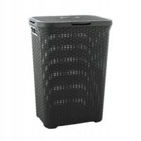 KOSZ NA PRANIE ODZIEŻ BIELIZNĘ RATTAN CURVER 40L