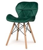 Krzesło tapicerowane VASTO GREEN VELVET