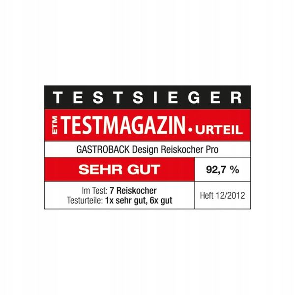 Gastroback 42518 do ryżu i warzyw zdjęcie 15