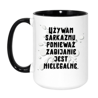 Duży Biało-Czarny 450 ml