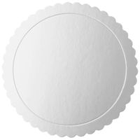 Tacka na ciasto okrągła srebrna 30cm 1szt