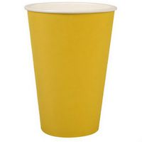 kubek papierowy żółty 200 ml, śr. 70 mm 20 szt.