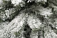 CHOINKA SZTUCZNA OŚNIEŻONA JODŁA SMUKŁA 240CM WĄSKA W SZPIC SLIM