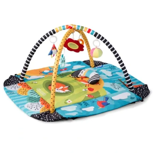 MATA EDUKACYJNA DLA NIEMOWLĄT DUŻA INTERAKTYWNA MIĘKKA RICOKIDS + GRATIS na Arena.pl