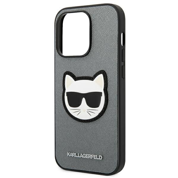 Etui Karl Lagerfeld do iPhone 14 Pro Max, Srebrny zdjęcie 6
