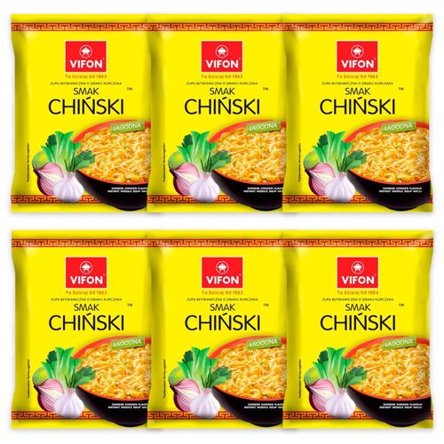 Vifon Zupa błyskawiczna smak chiński 70 g x 6 sztuk na Arena.pl