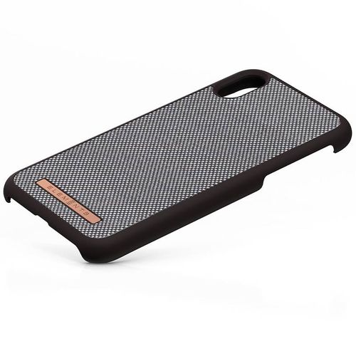 Materiałowe etui iPhone XR (Dark Brown Pattern 1) na Arena.pl