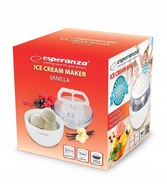 ESPERANZA Maszynka do lodów VANILLA biały zdjęcie 5