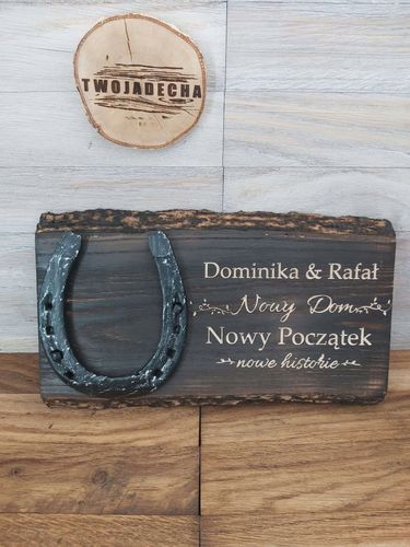 Oryginalny prezent na szczęście podkowa nowy dom na Arena.pl