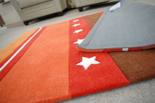 Dywan AKRYL STAR czerwony na Arena.pl