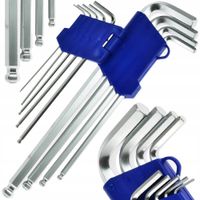klucze imbusowe 1.5-10mm 9pcs "średnie"