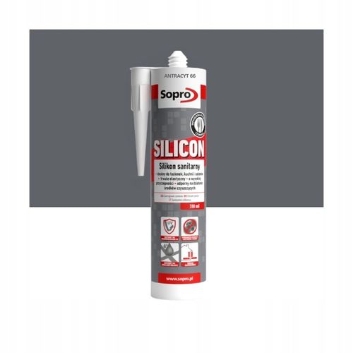 Silikon Sanitarny Sopro 66 Antracyt 310 ml na Arena.pl