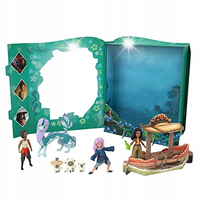 RAYA I OSTATNI SMOK 7 FIGUREK DUŻY ZESTAW PREZENTOWY KSIĄŻKA DISNEY HLX24