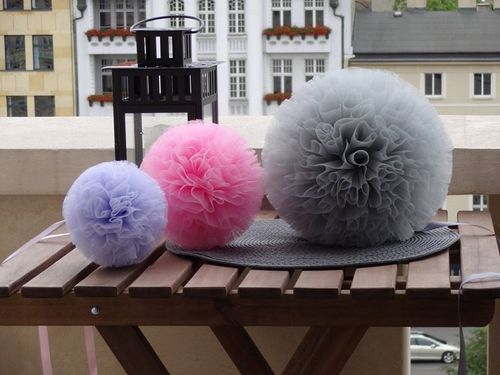 Pompony tiulowe 10 cm na Arena.pl