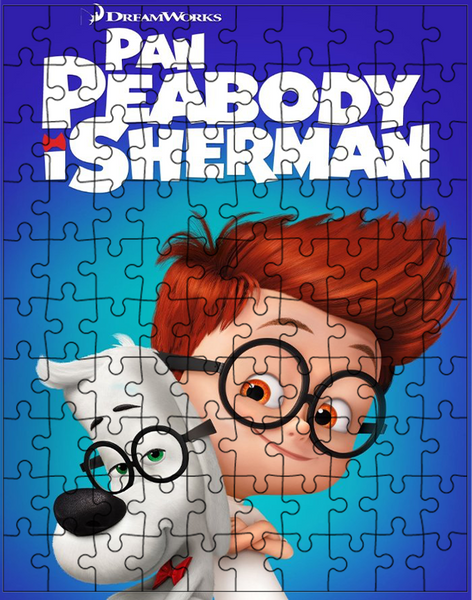 Puzzle Pan Peabody i Sherman zdjęcie 1