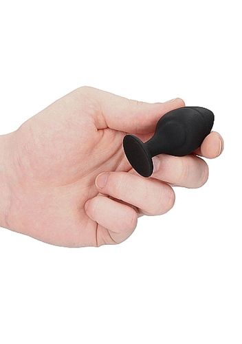Swirled Butt Plug Set - Black na Arena.pl