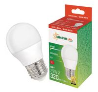 Żarówka LED kulka E27 230V 4W ciepła barwa WOJ+13032 SPECTRUM LED