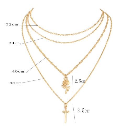 Naszyjnik Delikatny Multi  N748 na Arena.pl