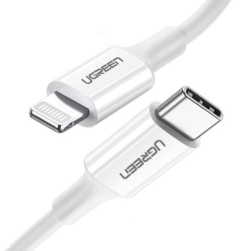 Kabel przewód do iPhone MFi USB-C - Lightning 20W 3A 1.5m biały na Arena.pl