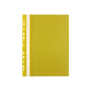 Skoroszyt  zawieszany twardy PCV A4 10 szt żółty