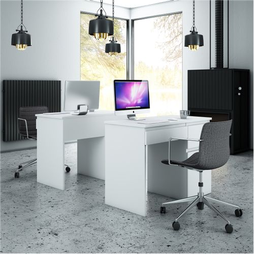 biurko MEGAN A1 BIAŁE duże wolnostojące na Arena.pl