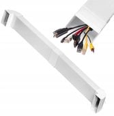 Kanał Telewizyjny Przepust Kablowy RTV Podtynkowy 5x Elementów 100 cm Biały