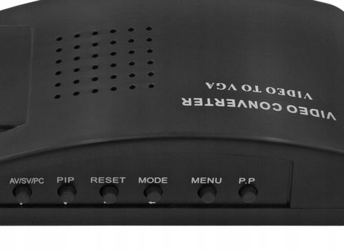 KONWERTER SYGNAŁU WIDEO S-VIDEO BNC AV VGA DO VGA Z PRZEWODAMI GRATIS na Arena.pl