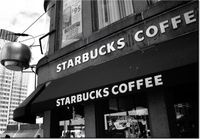 100 70CM OBRAZ PŁÓTNO STARBUCKS MITH HUANG PŁÓTNO RAMA