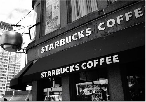 100 70CM OBRAZ PŁÓTNO STARBUCKS MITH HUANG PŁÓTNO RAMA na Arena.pl