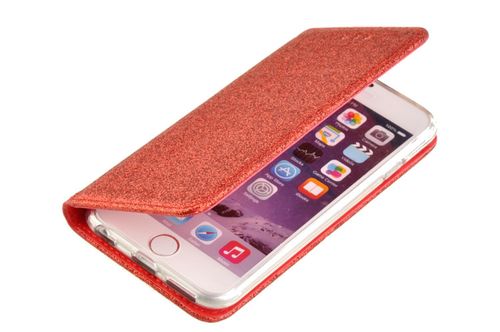 Etui Smart Brokat do APPLE iPhone 6 / 6S czerwony na Arena.pl