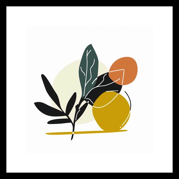 Plakat 30x30cm Elegancka Flora zdjęcie 3