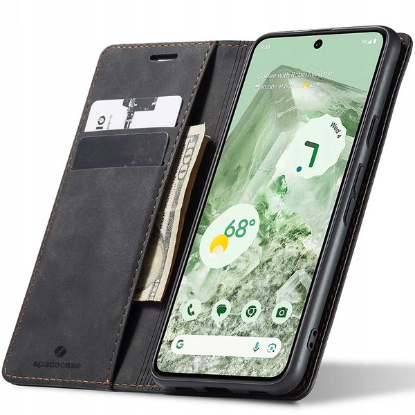 Spacecase Wallet Google Pixel 8A Black zdjęcie 1