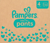Pampers Baby Dry 4  pieluchomajtki 180 szt.
