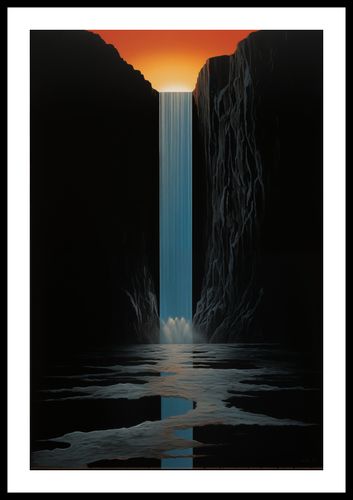 Plakat 40x60cm Wodospad Światła na Arena.pl