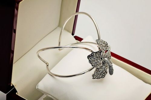 Srebrna bransoleta BDM4106 - Markazyty na Arena.pl