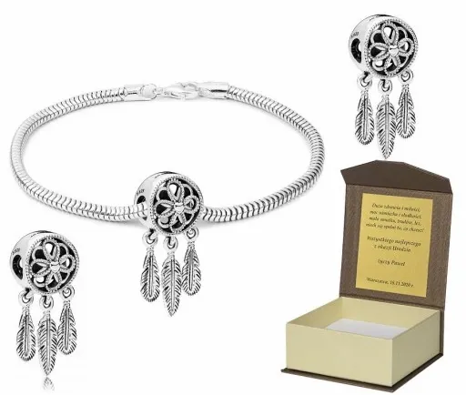 Bransoleta 18cm do CHARMS + GRATIS DEDYKACJA B139 zdjęcie 8