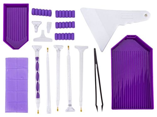 ZESTAW HAFT DIAMENTOWY, KOLOROWE ETUI na Arena.pl