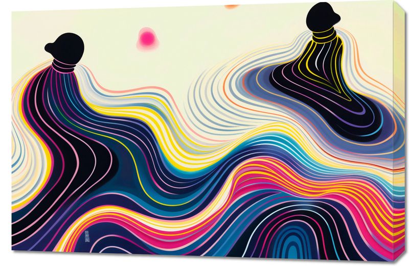 Obraz 90x60cm Wodnista Tafla zdjęcie 1