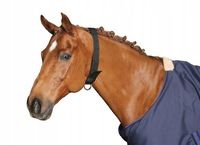 Obroża dla konia nylon czarny roz Full Covalliero