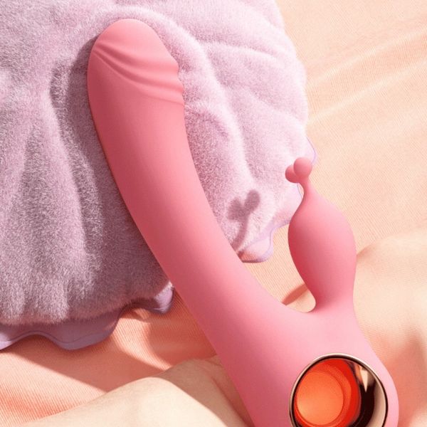 WIBRATOR KRÓLICZEK 2W1 PUNKTU G DAMSKI MOCNY DWA SILNIKI INTENSYWNY MASAŻER zdjęcie 10