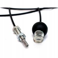 LINKA STALOWA DO ATLASU W OPLOCIE Z PCV 5mm 318cm Oczko Śruba ENERO FIT