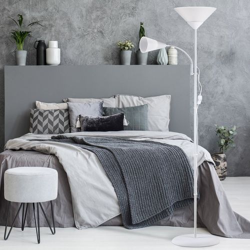 LAMPA LAMPKA PODŁOGOWA STOJACA 175cm BIAŁA na Arena.pl